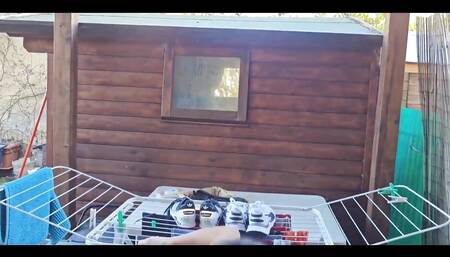 I Fuck My Neighbor While She Lies Naked in the Garden Pt. 1