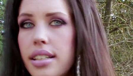 Barely of age I'm a slut with brown hair gets fucked in the