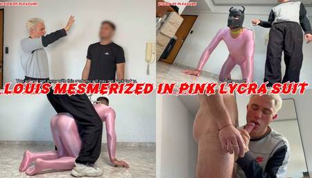 Louis Mesmerized in Pink Lycra Suit