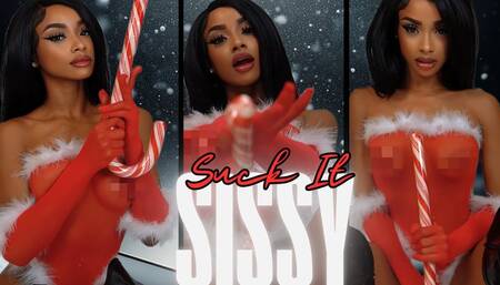SUCK IT SISSY! ( Candy Cane BlowJob Training )
