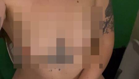 Messy Spraying Pee After Stripping Naked
