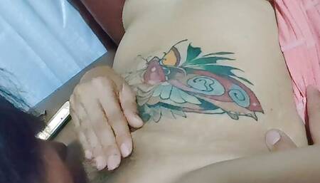 Lucky fan Colab Sex on the First Meet He eat my Pussy so good