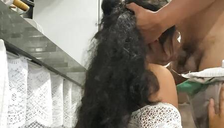 I teased a friend's husband while he was washing the dishes after Christmas dinner and he fucked me right there