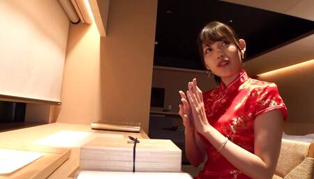 Part1 the Slit That Shows off Her Beautiful Legs Makes Me Cum...a Chinese Dress Full of Bewitching Allure.133