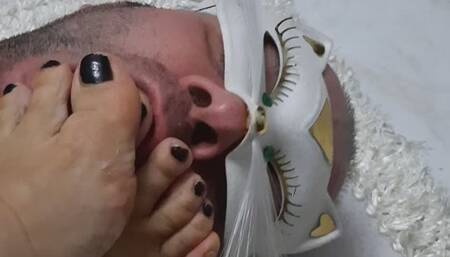 footjob , sborrata e massggia com la cream