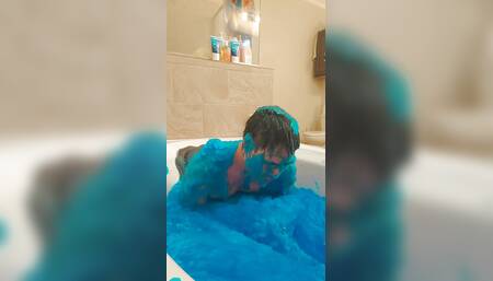 Ultra Blue Slime Bath Gunge Experience Solo Boy