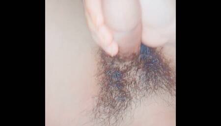 Horny And Hairy Uncut Asian Can't Hold Cum