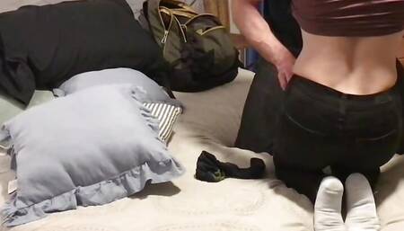 Amateur Girlfriend Boyfriend Homemade Fucking While Very High