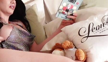 Hot Sexy Horny Raver Brunette Babe in See Through Dress Makes a Big Cock Guy Cums Twice on Her Big Tits