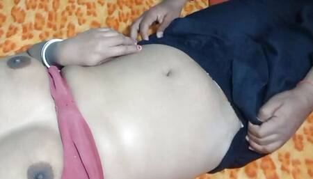 Desi romance with Desi bhabhi.