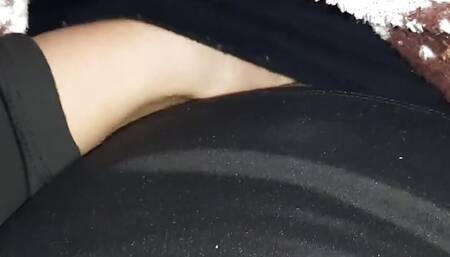 While My Stepmother Is Cleaning the Apartment, I Watch Her and Masturbate