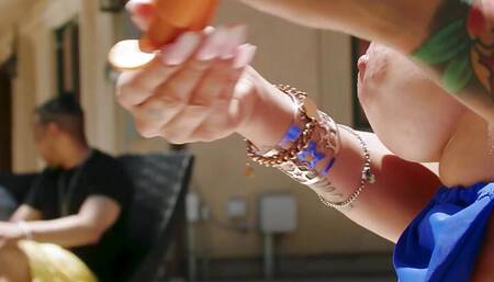 Giulia Diamond has enough holes for both of them