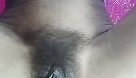 Inserted a finger in my big and inside