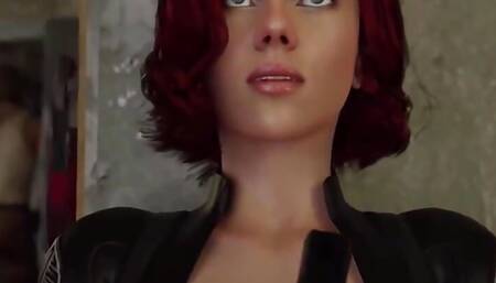 Her Ass Destroyed by Thanos Widow Getblacks 3D Animation