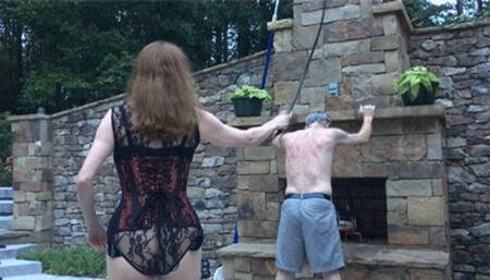 Twilight Whipping By The Pool