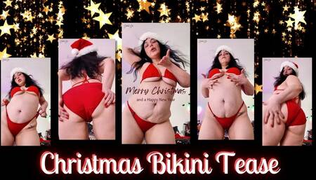 Christmas Bikini Tease