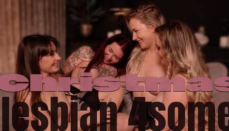 ???? ​​​​LESBIAN 4SOME VOOR KERST ????