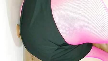 Lea doggy style with her favorite dildo