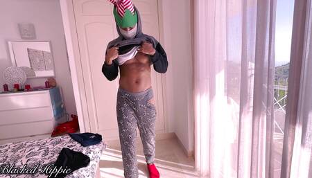 Santa's Twink Helper Men's Underwear Try On Haul Christmas Elf Briefs & Festive Looks