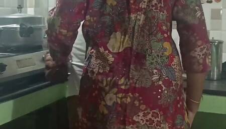 House Wife Romance in Kitchen with Her New Husband Part 1