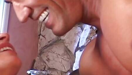 Stunning blondie pounded in front of cucked hubby by his best friend