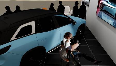 A Couple Is Secretly Fucking at the Car Show