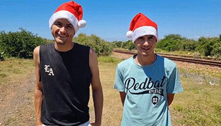 Kayden and Taylor Enjoy the Day