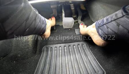 Alisa - POV feet - just a sexy hard drive - Barefeet part