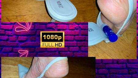 Empress MBella SadicShoejob slingbacks lips stick