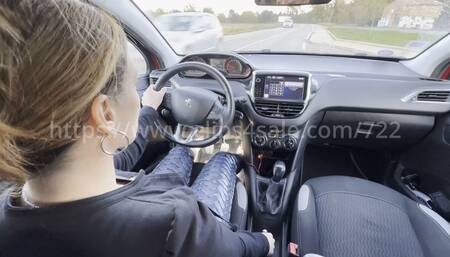 Alisa - POV over shoulder - just a sexy hard drive - barefeet part