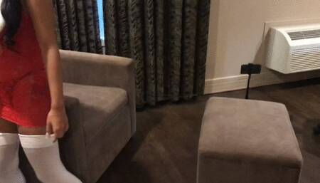 Smashing balls on Christmas C4S-31