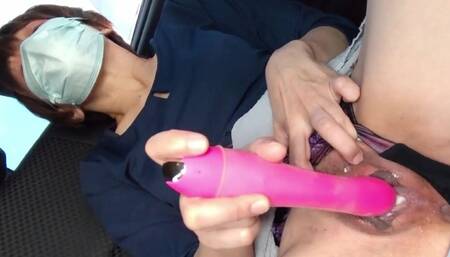 Midday Supermarket, Horny Masturbation in the Car Parking Lot