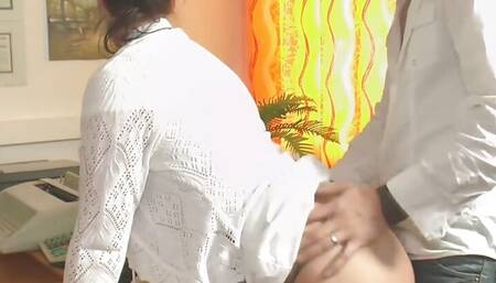 Tattooed brunette milf sucks and screws her lover's hard