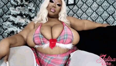 XXXmas BBW Bimbo Big Tit and Belly Bounce (MP4 Version)