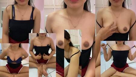 Innocent Malay Virgin Girl Shows Her Tits in Front of Indian Scout Teacher in Empty School Building