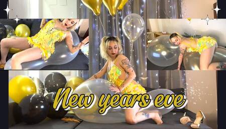 new years eve big balloons fun