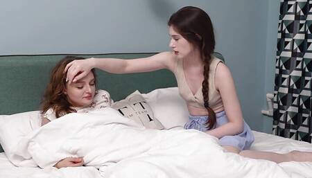 I was sad and lonely, but a girlfriend helped brighten up the evening