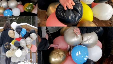 Helium Balloon Cleanup After Party Sex