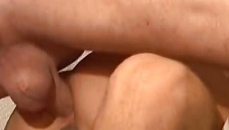 DP threesome with hot blonde German slut