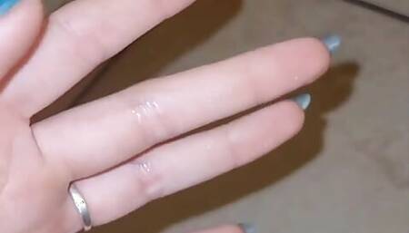 Horny Ginger Fucks Herself with a Vibrating Dildo