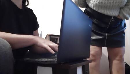 My Brunette Secretary Is so Hot That I Can't Contain Myself...