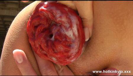 Hotkinkyjo Summer Brezee in Anal Hole, Fisting & Prolapse outdoor