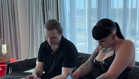 Edging and Prostate Milking the Delivery Boy