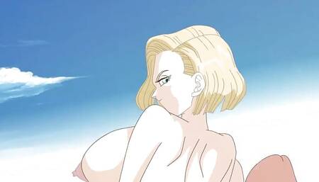 Android 18 - Perfect Assjob - Dragon Ball - Cartoon Hentai - Dbz P69
