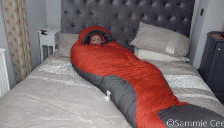 Down Jacket and Bedroll Masturbation