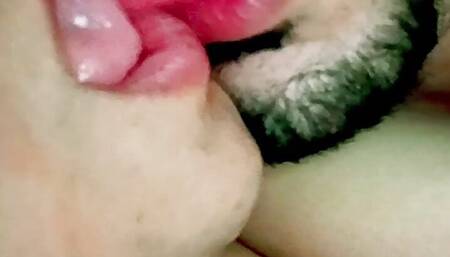 Indian girlfriend hot kissing and boobs nipples sucking with his boyfriend