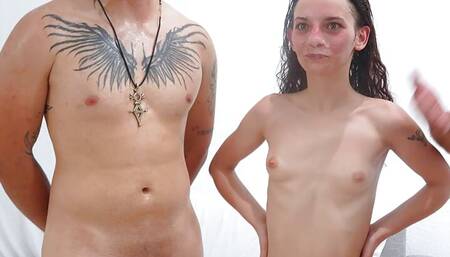 Petite Massy Sweet Completely Destroys 2 Professional Porn Studs!!