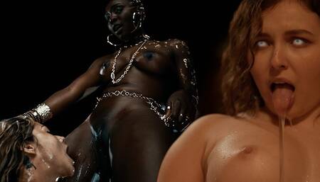 Watch tender Veronica Leal and Rae Lil Black's clip