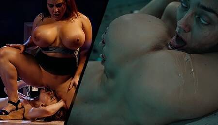 Slutty Natasha Nice and Lexi Lore's ass eating trailer