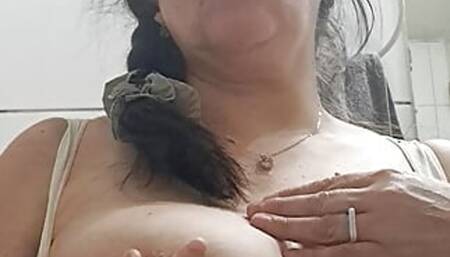 you want to suck stepmom's tits